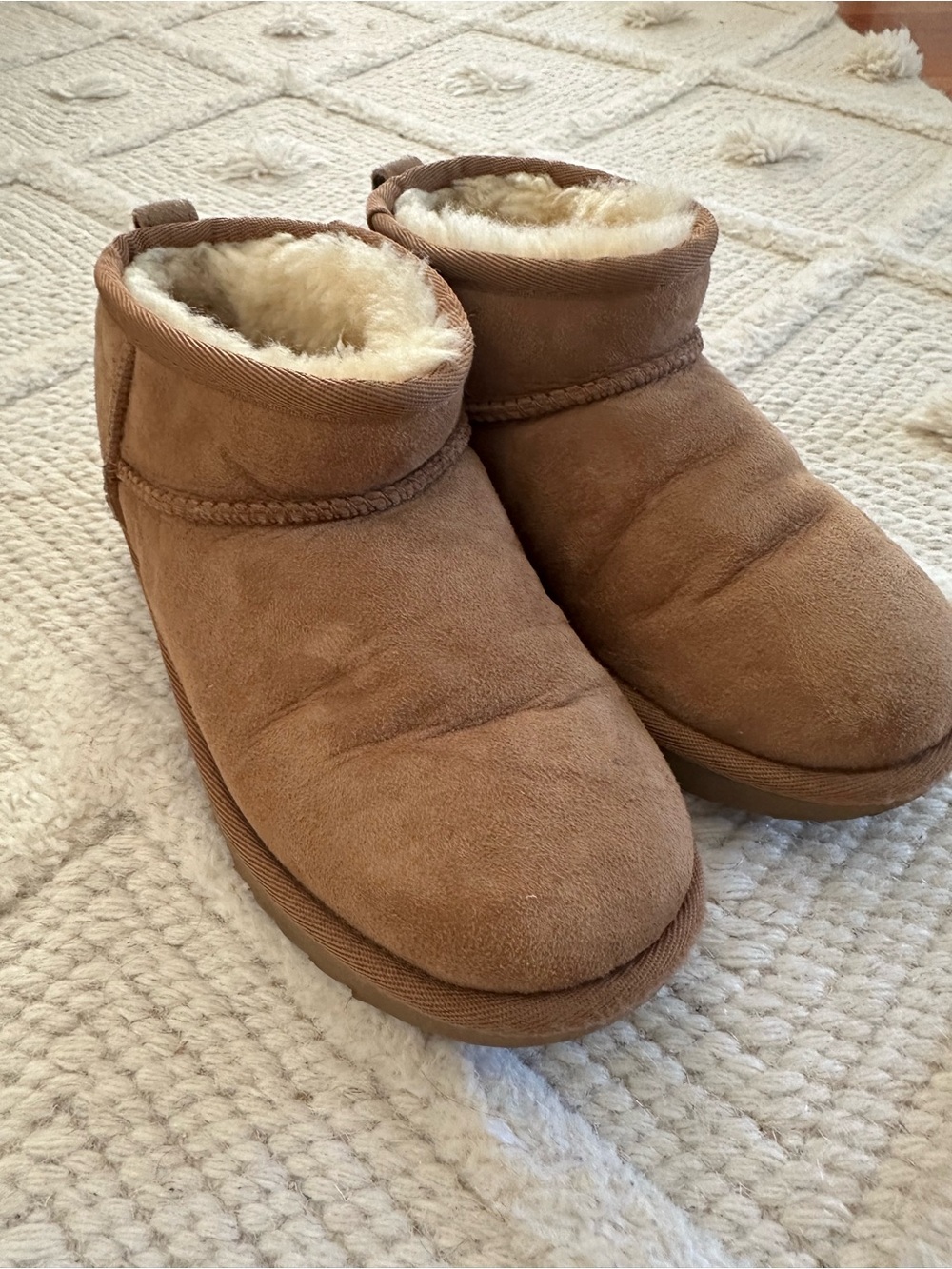 UGG Kids Classic Ultra Mini Boots - Chestnut Brown
